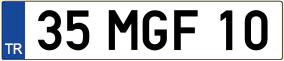 Truck License Plate